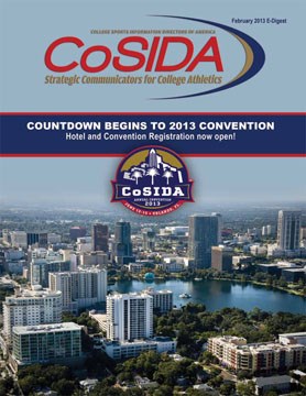 February 2013 CoSIDA E-Digest available for viewing, PDF download
